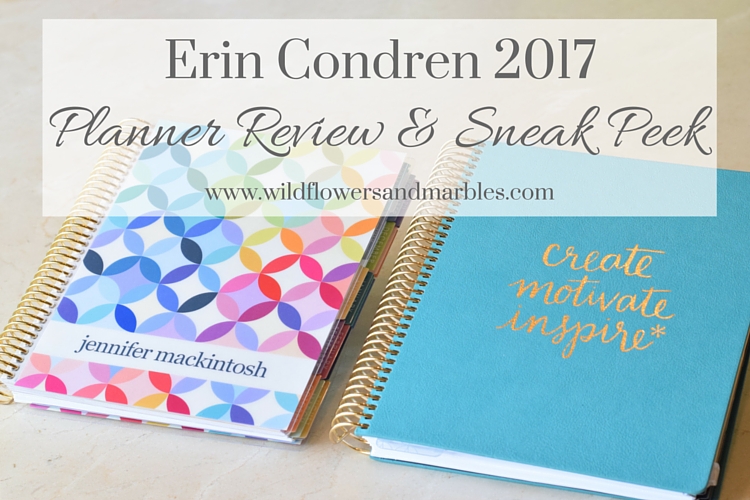 Erin Condren 2017 Life Planner Review {& sneak peek}