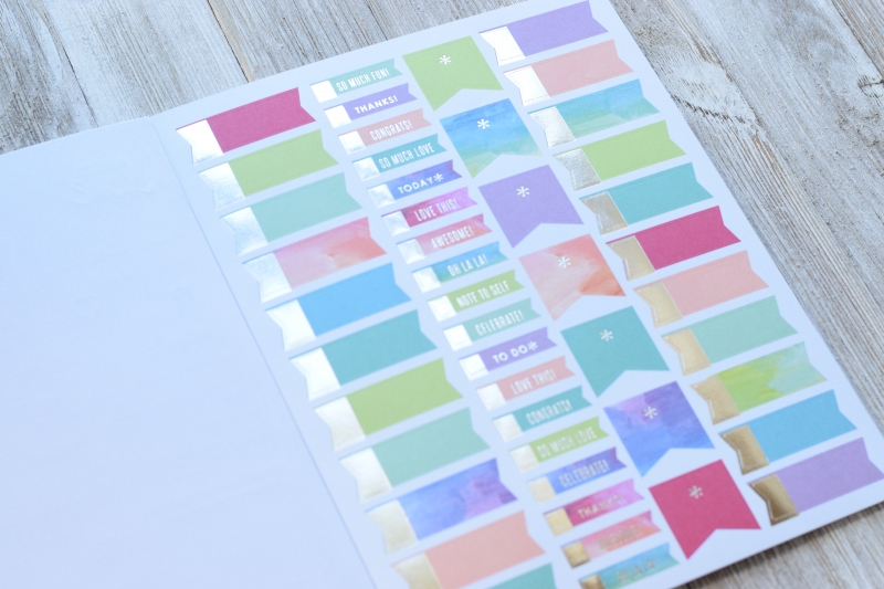 Planner Stickers Erin Condren Life Planner (Eclp) - 55 Flag Star Checklist  To Do Stickers (#7019)