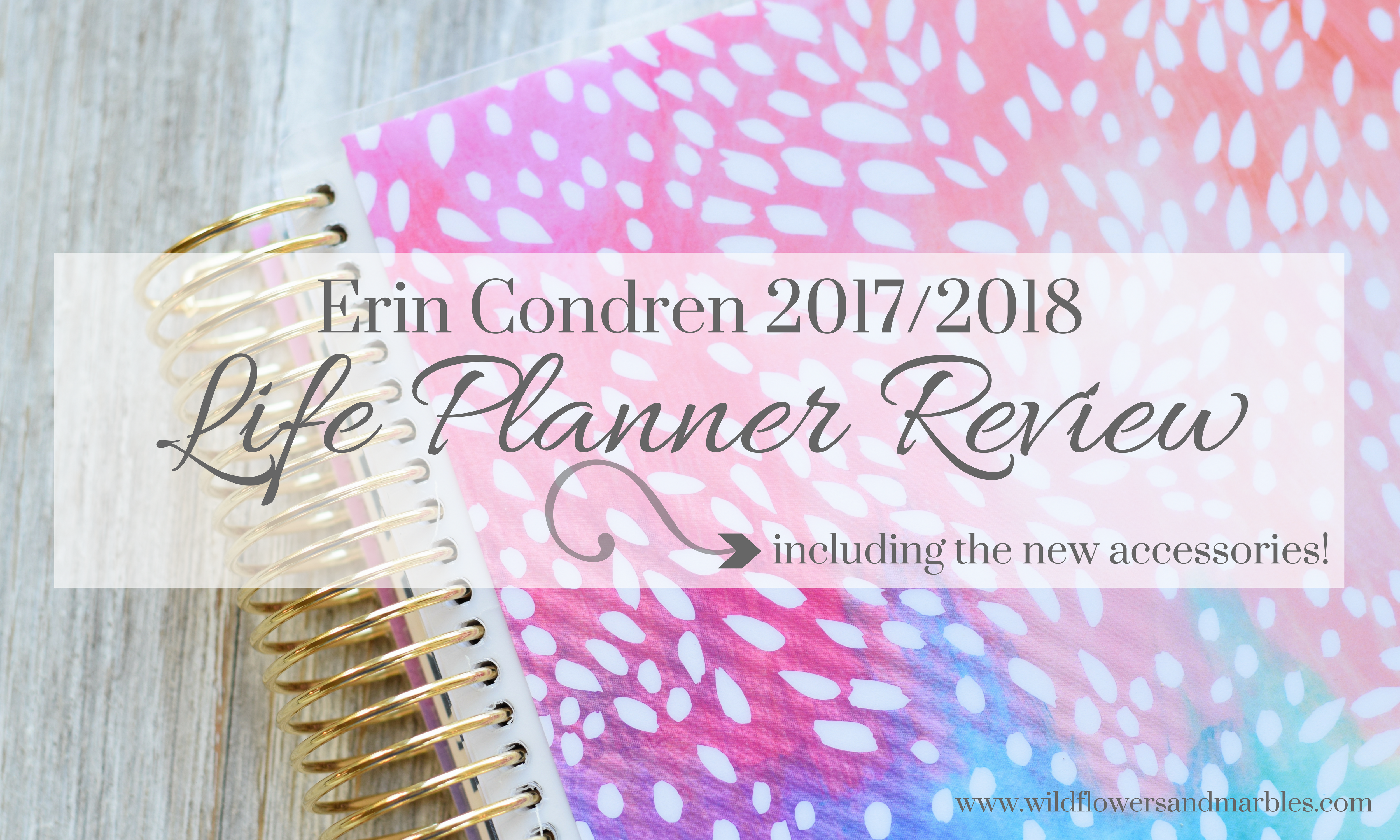Review of the 2017-2018 Erin Condren Life Planner
