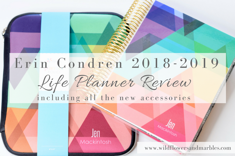 Erin Condren 2018-2019 Life Planner – Review of all the Newness
