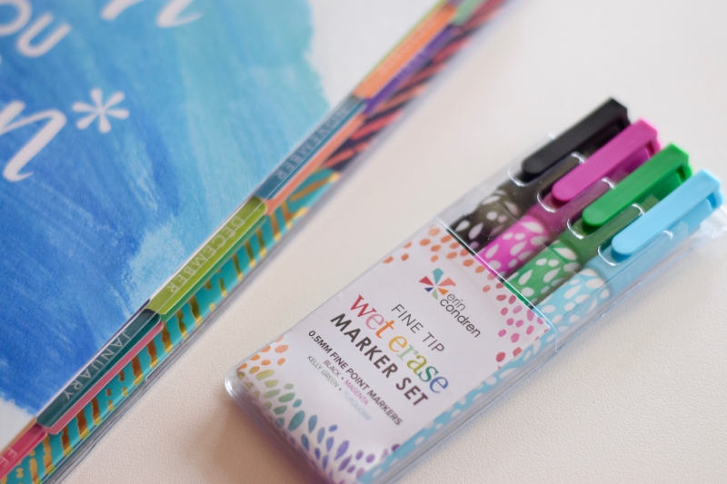  Erin Condren Fine Tip Wet Erase Markers Set of 4