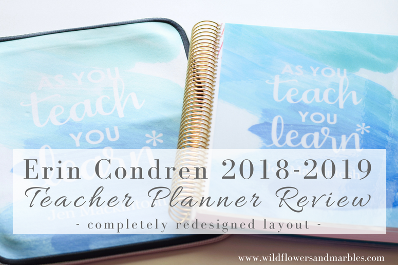 Erin Condren 2018-2019 Teacher Lesson Planner Review – Brand New Layout