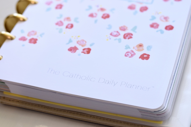 The Catholic Daily Planner A Review Wildflowers and Marbles