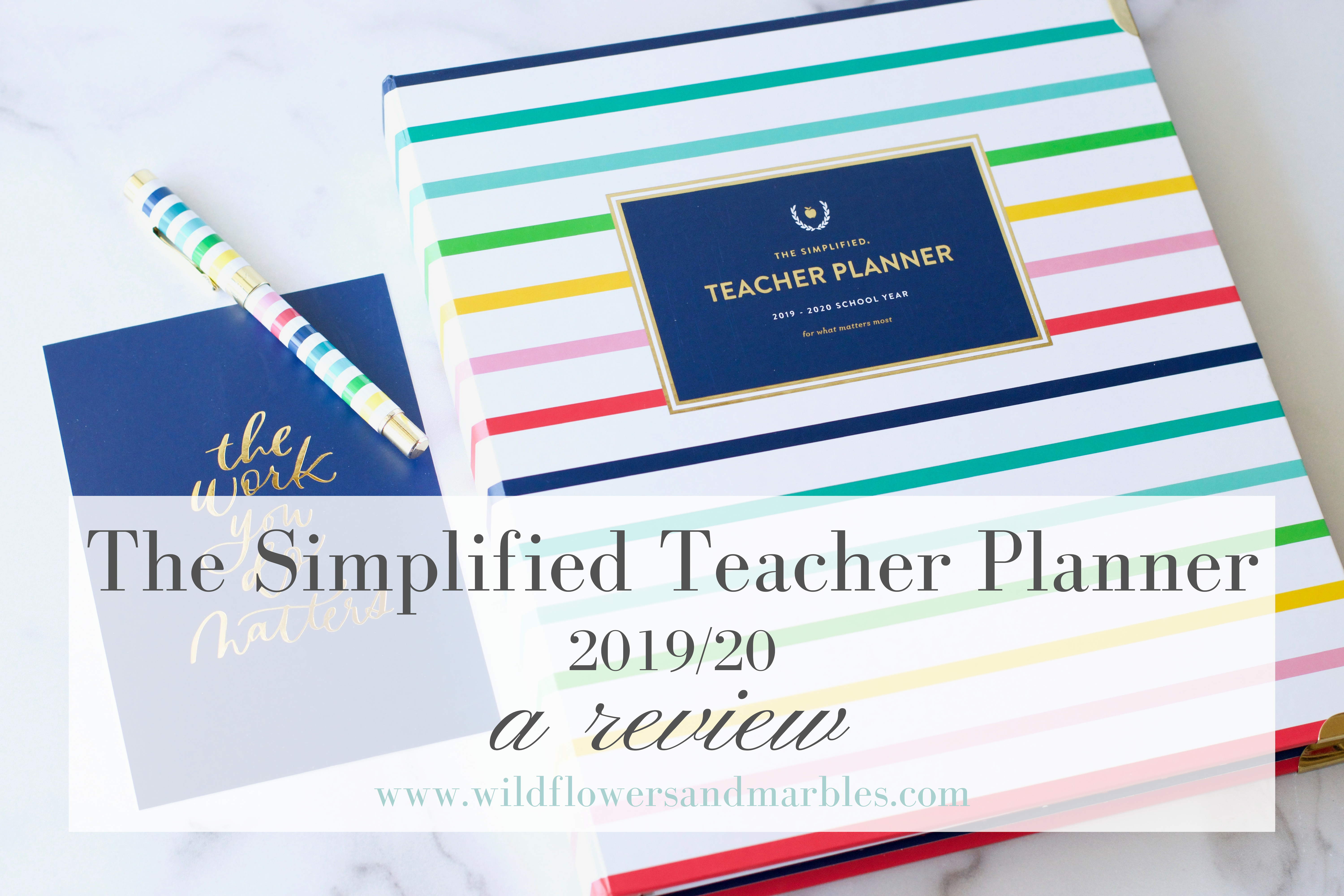 The Simplified Teacher Planner | A Review
