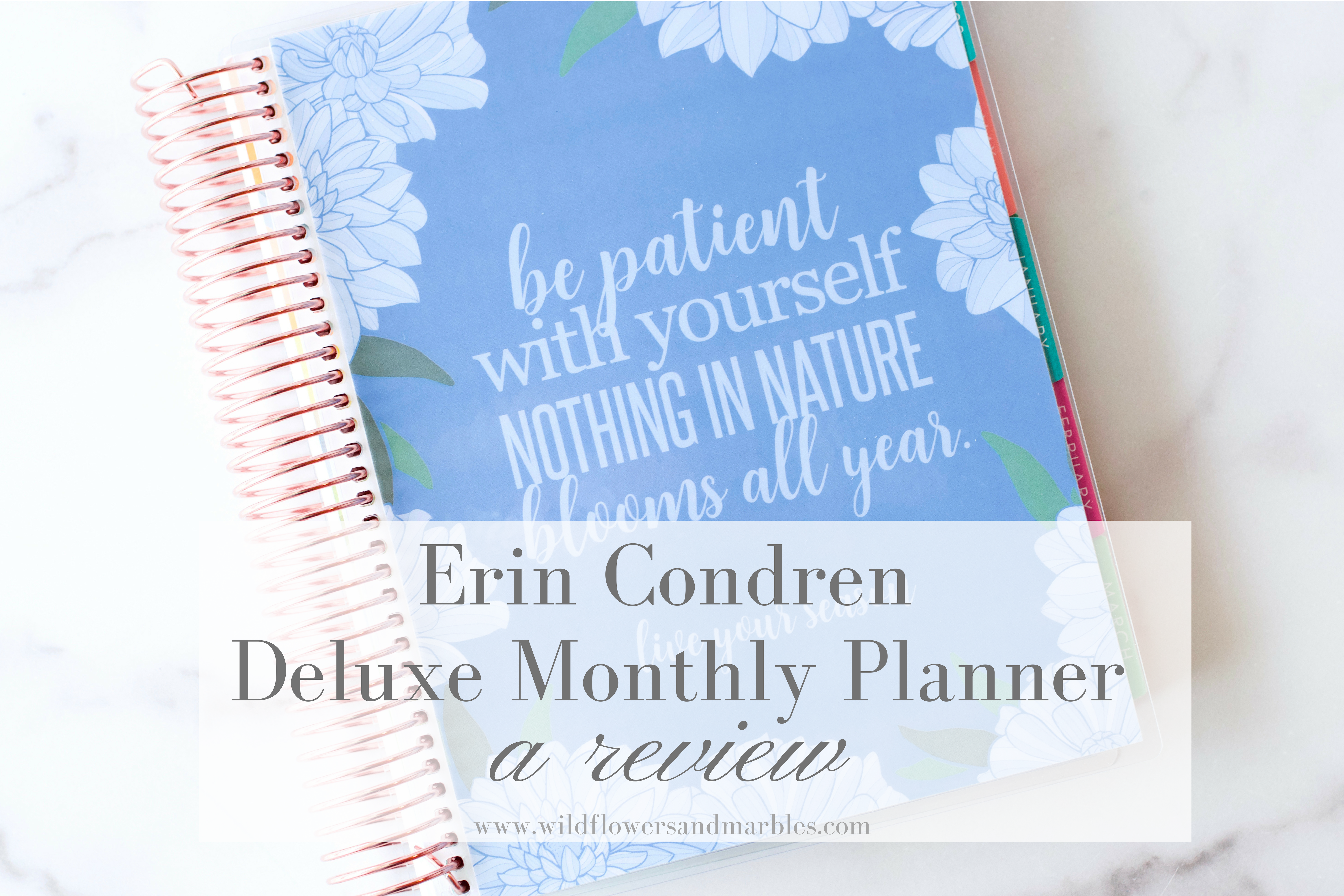 Erin Condren | Deluxe Monthly Planner Review