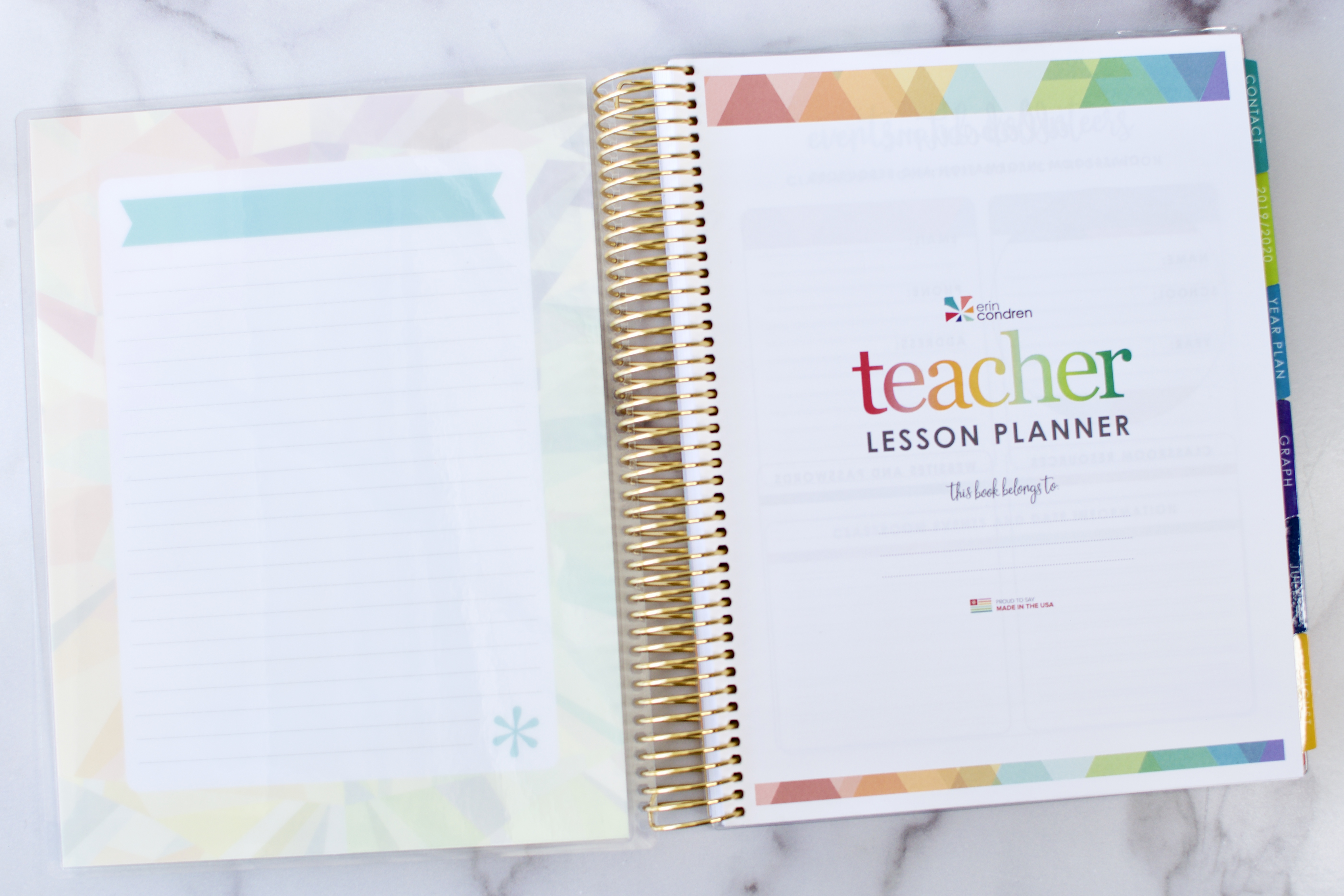Erin Condren Dual-Tip List Markers - Teacher Organization - 6 Pack - Stamp  Important Notes, Highlight Student's Answers and Check Off To-Do Lists!