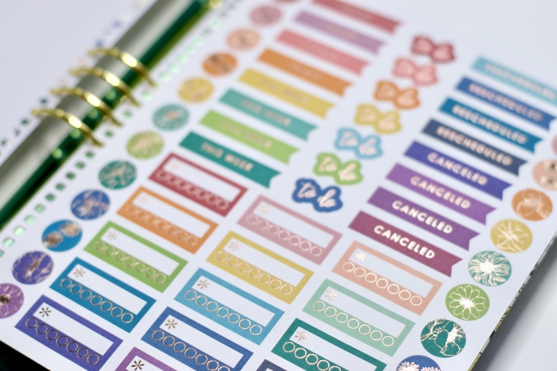 More DIY Erin Condren Life Planner Stickers + Template - Three Little Ferns  - Family Lifestyle Blog