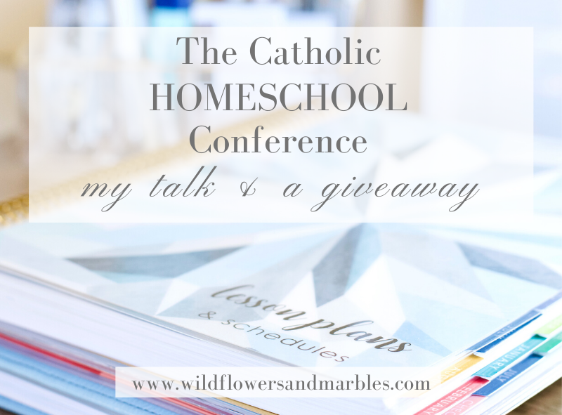 The Catholic Homeschool Conference (online) – My Talk and A Giveaway